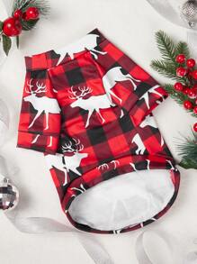 Giáng sinh Elk in Áo khoác cho thú cưng - Nhiều màu - Xem 3