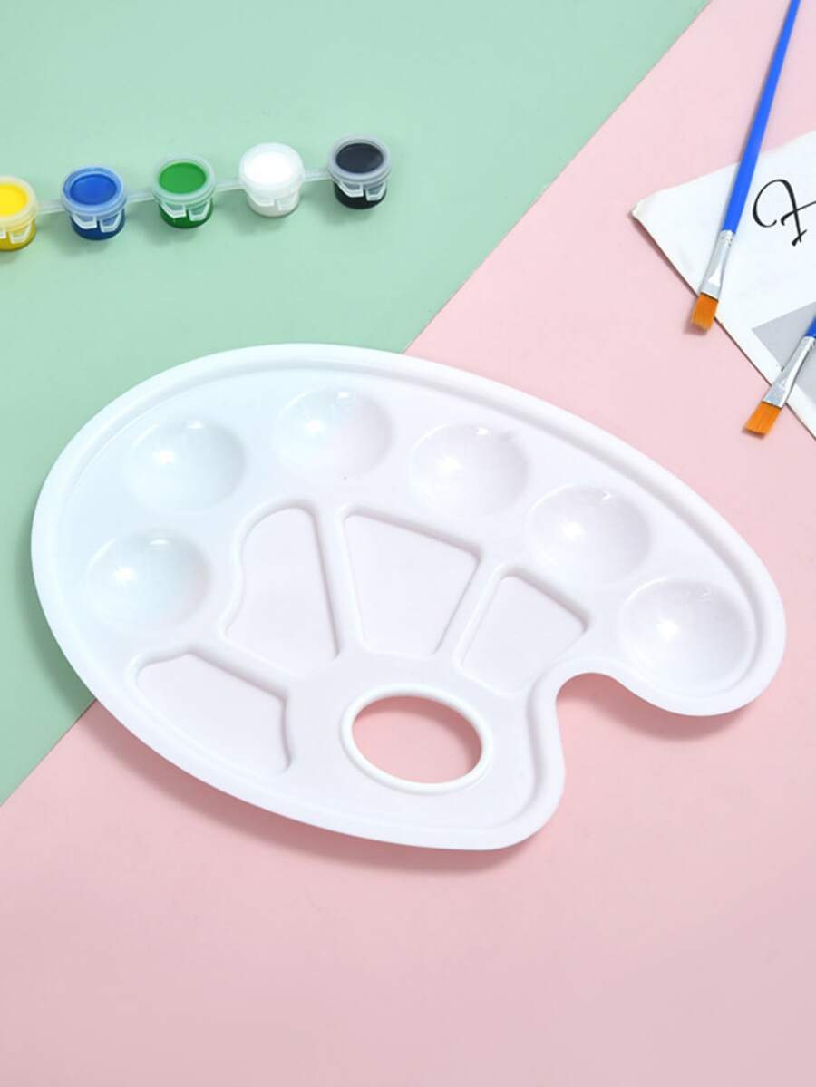 1pc Random Color Plastic Palette - Multicolor - View 1