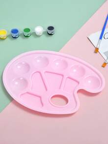 1pc Random Color Plastic Palette - Multicolor - View 4