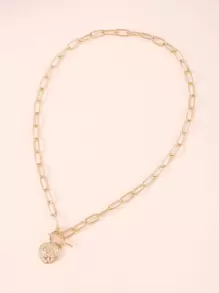 Mydear Collar con diseño de redondo