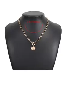 Mydear Collar con diseño de redondo