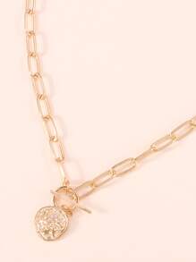 Mydear Collar con diseño de redondo