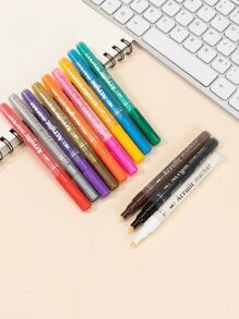 BestDI 12 cái Bộ đánh dấu acrylic - Nhiều màu - Xem 4