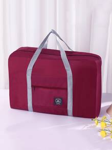 1 pieza bolsa de equipaje de gran capacidad, bolsa de viaje plegable, bolsa de lona para equipaje - Burdeos - Ver 2