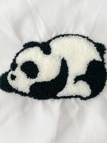 Set colcha sin relleno panda con bordado - Blanco - Ver 2