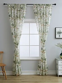 Rèm bảng đơn in hoa - Nhiều màu - Xem 7