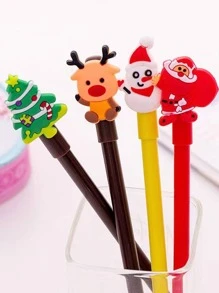 1pc Christmas Random Gel Pen - Multicolor - View 1