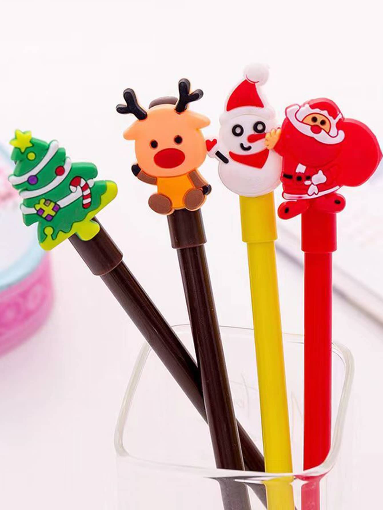 1pc Christmas Random Gel Pen - Multicolor - View 1