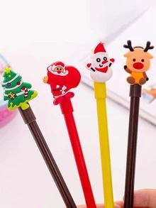 1pc Christmas Random Gel Pen - Multicolor - View 2