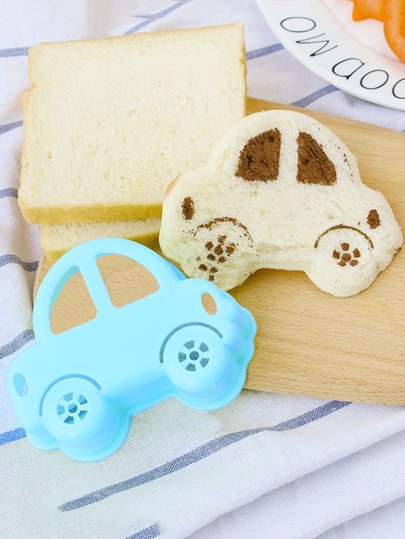 1入組藍色三明治刀在車造型