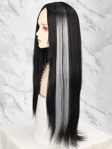 Clip In Long Straight Synthetic Hair Extension - Multicolor - View 6