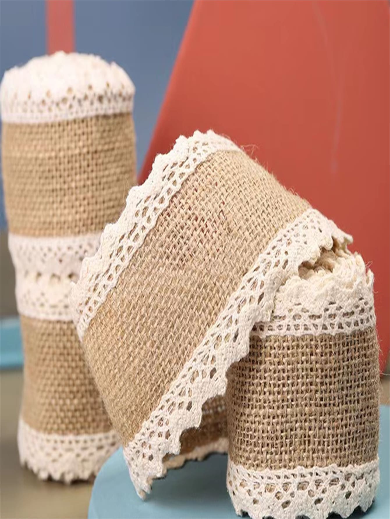 1roll DIY Webbing Lace - Khaki - View 1