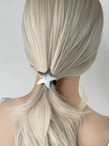 Star Decor Hair Tie - Multicolor - View 1