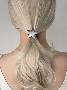 Star Decor Hair Tie - Multicolor - View 2