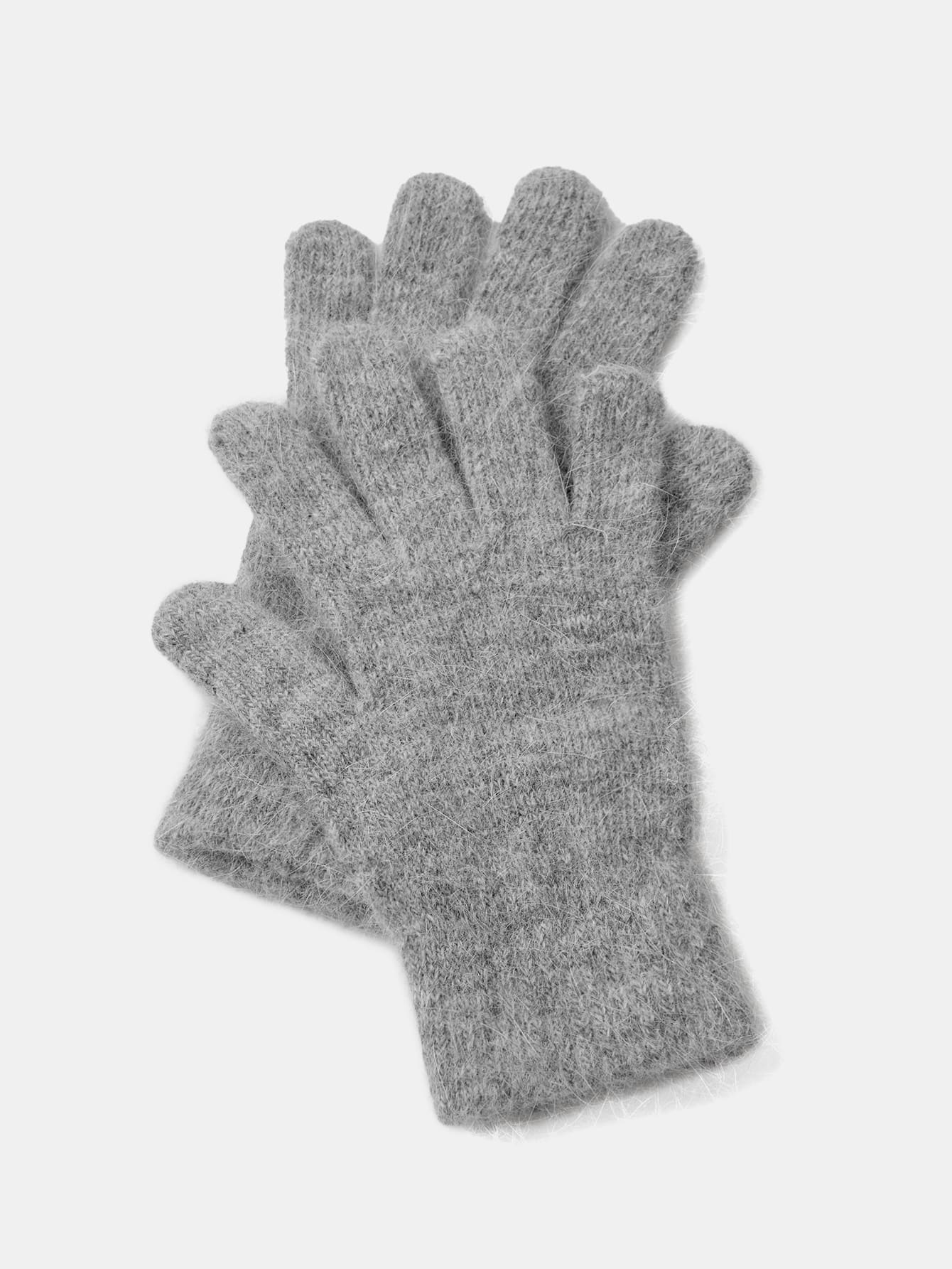 MOTF RABBIT HAIR MIX SOLID GLOVES