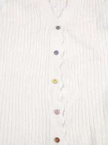 100pcs Random Color DIY Button, Small Round Button For DIY Sewing