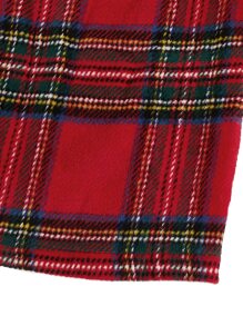 Tartan Bodycon Skirt - Red - View 3