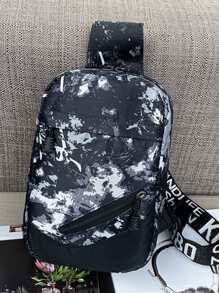 Mini Men Camo Graphic Sling Bag Chest Bag College Bag Fathers Day Gifts Summer Dad Freshman For Books Back To School Multi-Functional Dorm University School Bag Commute High School Practical Halloween Gifts For Men Fall Christmas Scream Men Bag Belt Bag Travel Bag Sling Bag For Men Winter Christmas Gifts Fanny Pack Bum Bag - Multicolor - View 2