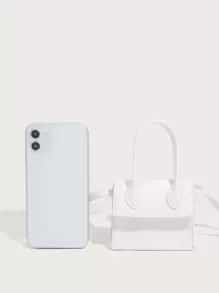 Túi đeo vai mini - trắng - Xem 2