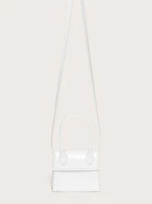 Túi đeo vai mini - trắng - Xem 4
