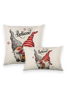 Christmas Gonk Pattern Outdoor Cushion Cover Without Filler - Multicolor - View 1
