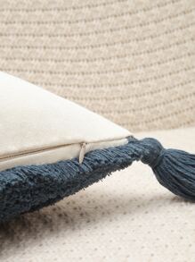 1pc Tufted Tassel Trang trí đệm Nắp đậy mà không có chất làm đầy - Nhiều màu - Xem 2