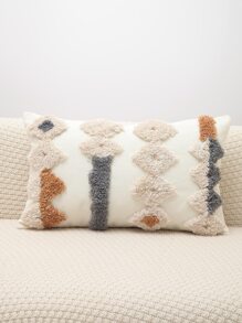 1pc Geometric Tufted Cushion Cover không có chất làm đầy - Nhiều màu - Xem 4