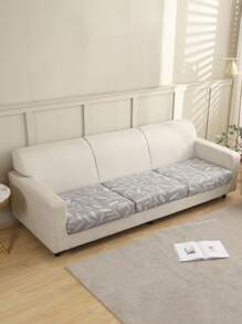 1入組葉子圖案有彈性沙發座墊套 - 彩色 - 查看 2