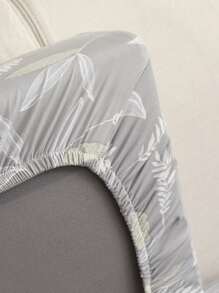 1入組葉子圖案有彈性沙發座墊套 - 彩色 - 查看 5