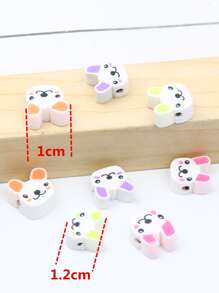 50pcs Rabbit Design Bead - Multicolor - View 3
