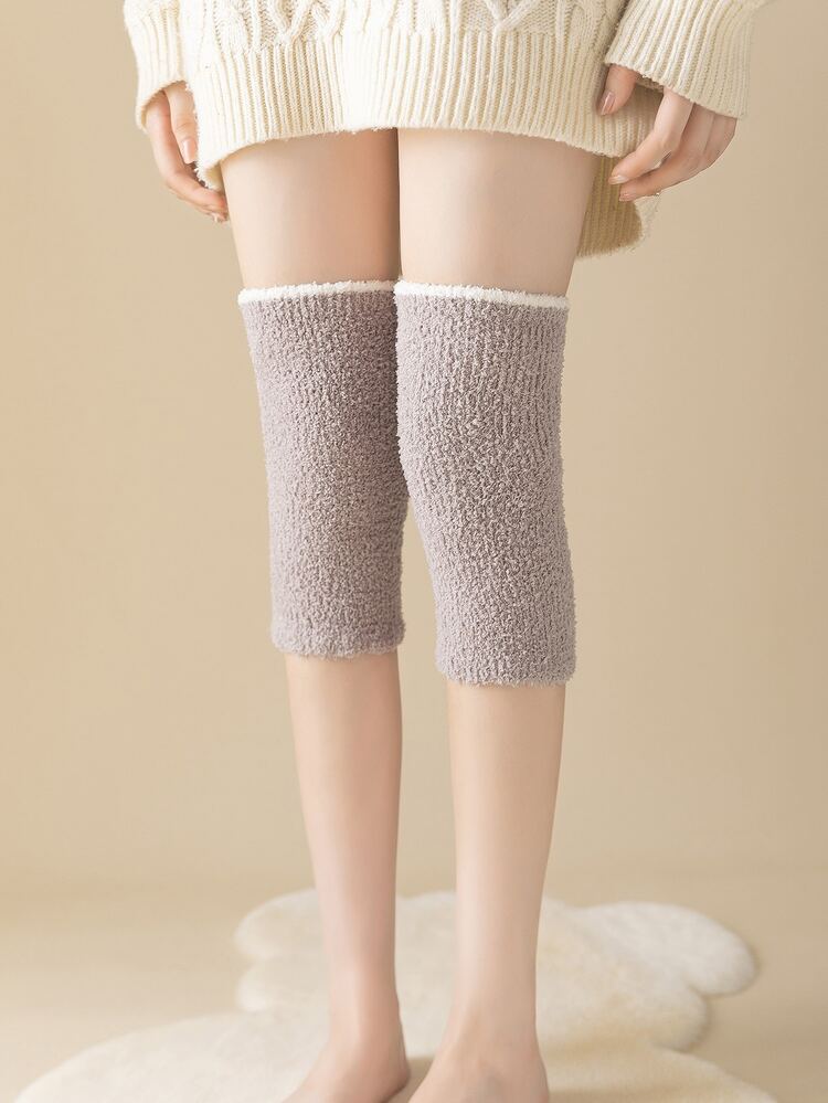 Rodilleras ribete en contraste - Gris - Añade 4