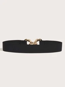 1 chiếc thắt lưng cỏ bện xoắn PP dành cho nữ có khóa, thích hợp để mặc hàng ngày Halloween mùa hè, trường học mùa thu, mùa thu, Halloween - màu đen - Xem 3