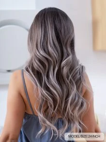 Peluca sintética largo ondulado - Multicolor - Ver 2