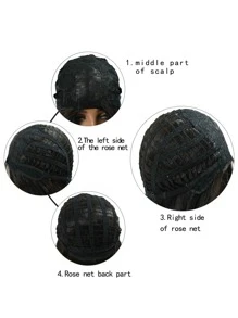 Peluca sintética largo ondulado - Multicolor - Ver 3