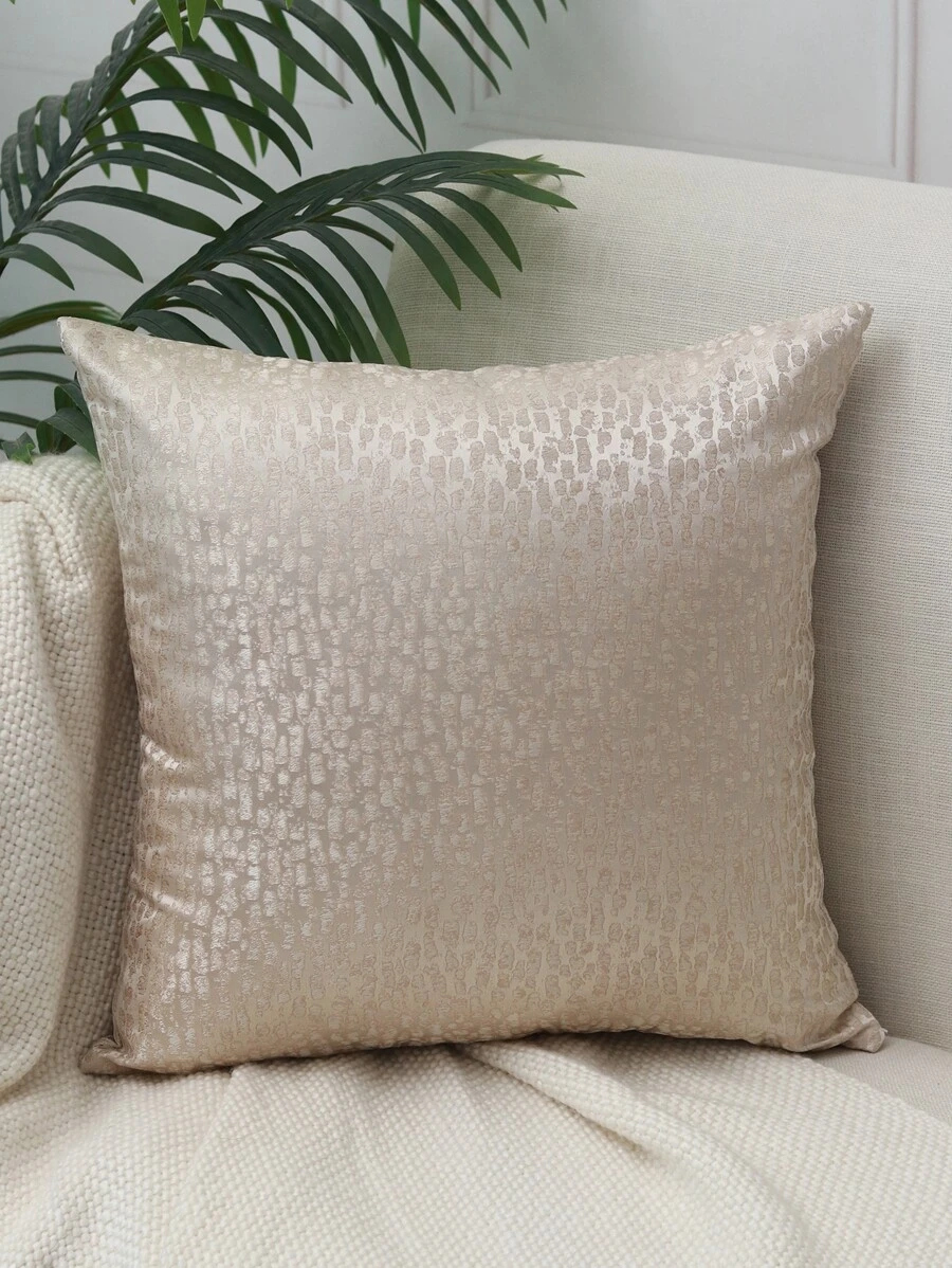 提花靠墊套不附帶墊芯 - 米色 - 查看 1