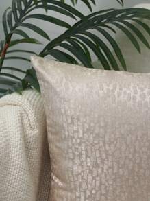 提花靠墊套不附帶墊芯 - 米色 - 查看 3