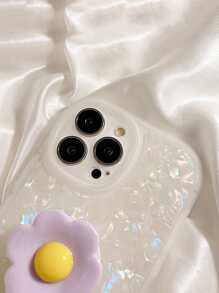 3D花朵裝飾手機殼附圓環腕帶 - 彩色 - 查看 4