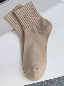 6pairs Solid Women Crew Socks - Multicolor - View 7