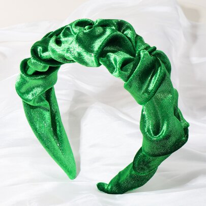 Solid Ruched Headband