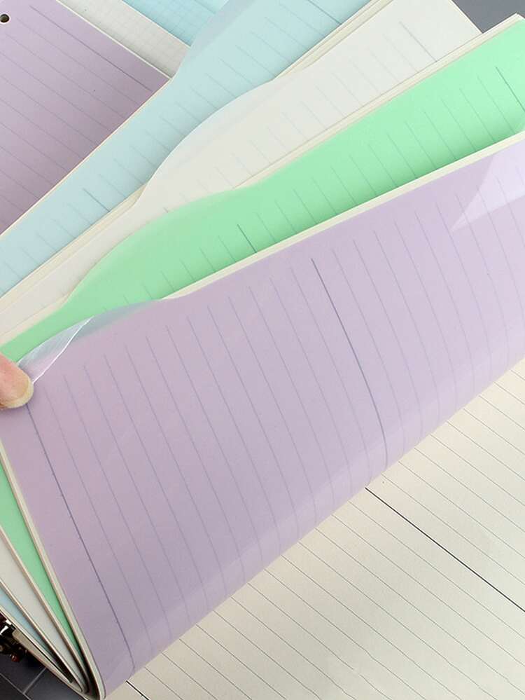 4pcs Random A6 Loose Leaf Divider Sheet - Multicolor - View 2