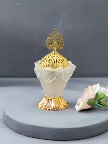 One Iron Rose Incense Burner Gifts Birthday Graduation - Multicolor - View 1