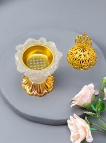 One Iron Rose Incense Burner Gifts Birthday Graduation - Multicolor - View 2