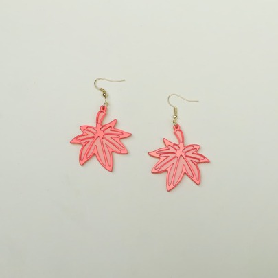 Maple Leaf Drop Earrings