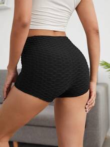 Muchica Xà cạp màu trơn Thể thao - màu đen - Xem 2