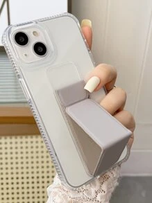 New 4-Corner Anti-Fall PU Leather Kickstand Integrated TPU Phone Case Protective Cover Compatible With Iphone 16/17/17 Pro/17 Pro Max Waterproof Shockproof Scratch Resistant - Grey - View 3