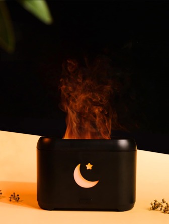 ellestfun Aceite con diseño de luna y estrella con música