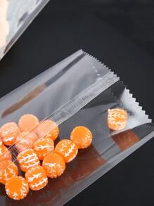 100 Stück durchsichtige Verpackungstüten, geeignet für Süßigkeiten, Schokolade, Kekse usw., Schulbedarf und Lebensmittel
