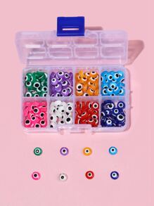 1box Evil Eye Design Bead - Multicolor - View 2