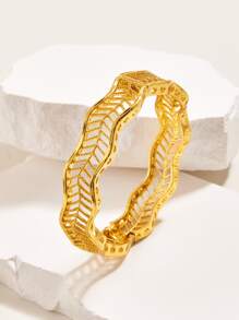 1 件女孩手链，适合女士，新颖，母女手链首饰，椭圆形手镯，见证情侣的爱情婚礼