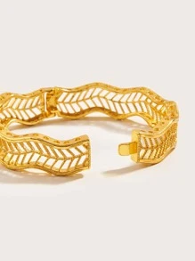 1 件女孩手链，适合女士，新颖，母女手链首饰，椭圆形手镯，见证情侣的爱情婚礼